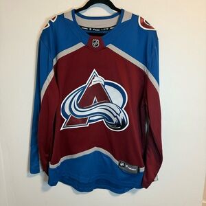 Colorado Avalanche NHL Fanatics Breakaway Stitched Jersey Men’s L Burgundy NWOT